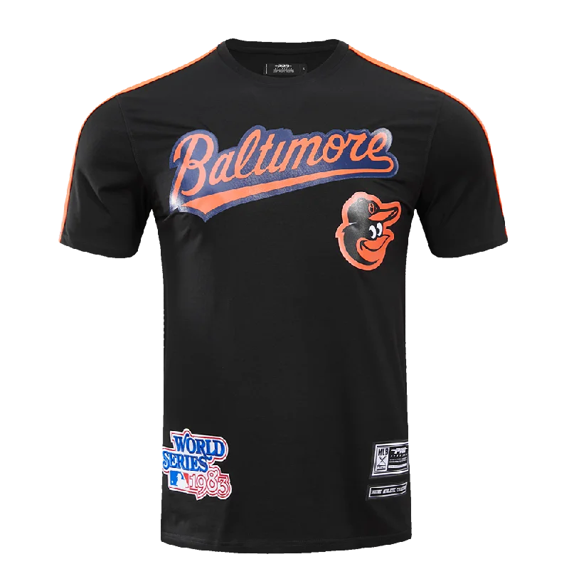 TIME-Limited Offer MLB BALTIMORE ORIOLES LOGO PRO TEAM MEN'S TAPING TOP (BLACK)
