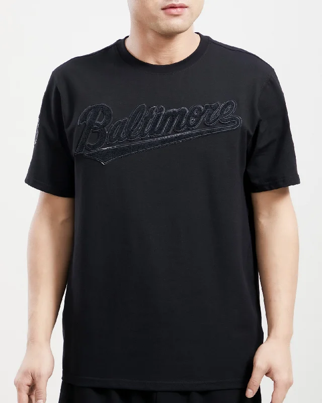 Take Advantage MLB BALTIMORE ORIOLES TRIPLE BLACK MEN'S TOP (TRIPLE BLACK)