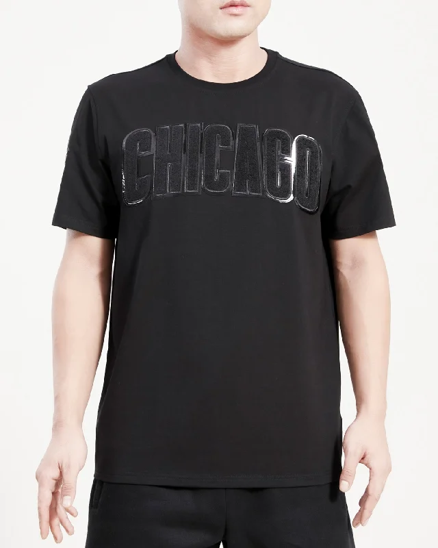 Price Fest MLB CHICAGO CUBS TRIPLE BLACK MEN'S TOP (TRIPLE BLACK)