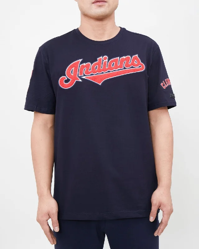 Savings Spectacular MLB CLEVELAND GUARDIANS CLASSIC CHENILLE MEN'S TOP (MIDNIGHT NAVY)