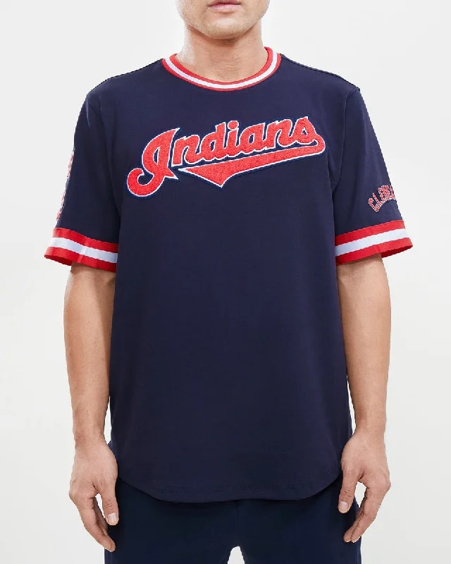 Deal Zone MLB CLEVELAND GUARDIANS CLASSIC CHENILLE MEN'S TOP (MIDNIGHT NAVY)