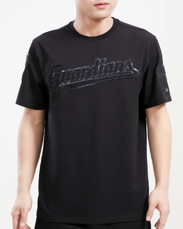 Factory Direct Sale MLB CLEVELAND GUARDIANS TRIPLE BLACK MEN'S TOP (TRIPLE BLACK)