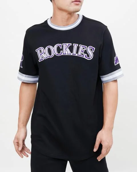 Exclusive Preview MLB COLORADO ROCKIES CLASSIC CHENILLE MEN'S TOP (BLACK)