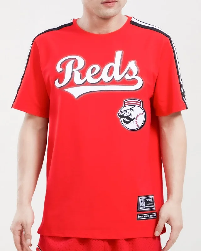 Price Drop MLB CINCINNATI REDS LOGO PRO TEAM MEN'S TAPING TOP (RED/BLACK)