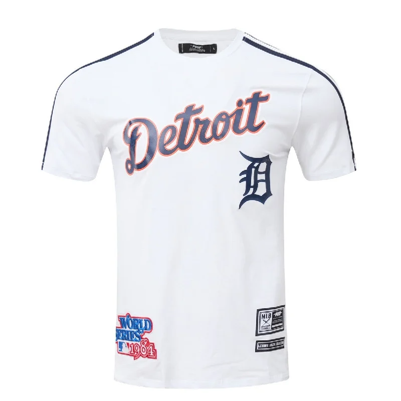 Weekend Offers That Amaze MLB DETROIT TIGERS LOGO PRO TEAM MEN'S TAPING TOP (WHITE/MIDNIGHT NAVY)