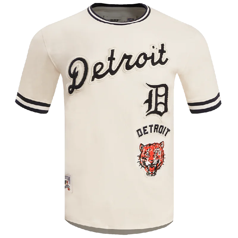 Weekend Offers That Impress MLB DETROIT TIGERS RETRO CLASSIC MEN'S TOP (EGGSHELL/ MIDNIGHT NAVY)