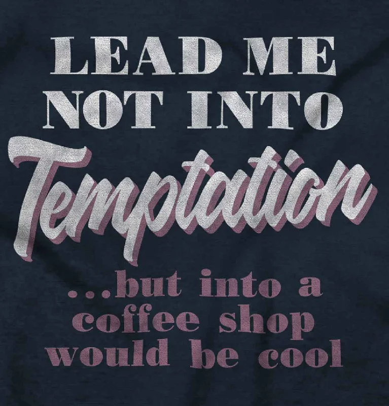 Weekend Offers That Shine Lead Me Not To Temptation Sleeveless T Shirt