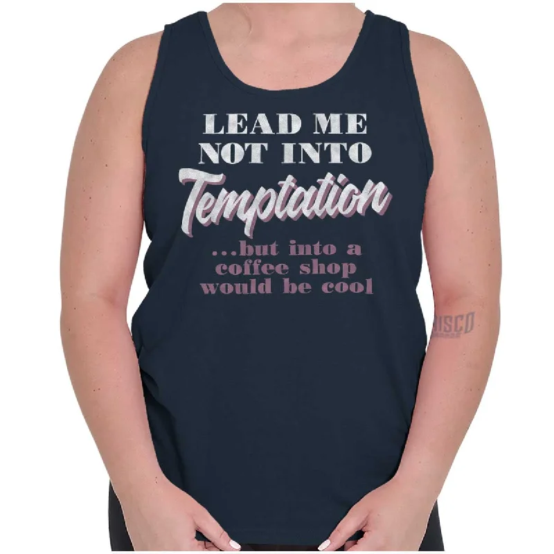 Weekend Deals to Make You Happy Lead Me Not To Temptation Tank Top