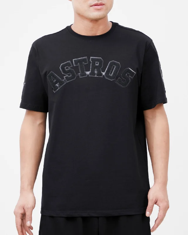 Weekend Savings Delight MLB HOUSTON ASTROS TRIPLE BLACK MEN'S TOP (TRIPLE BLACK)