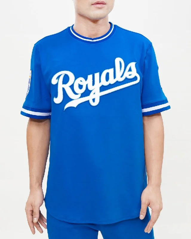 Weekend Discounts to Delight MLB KANSAS CITY ROYALS CLASSIC CHENILLE MEN'S TOP (ROYAL BLUE)