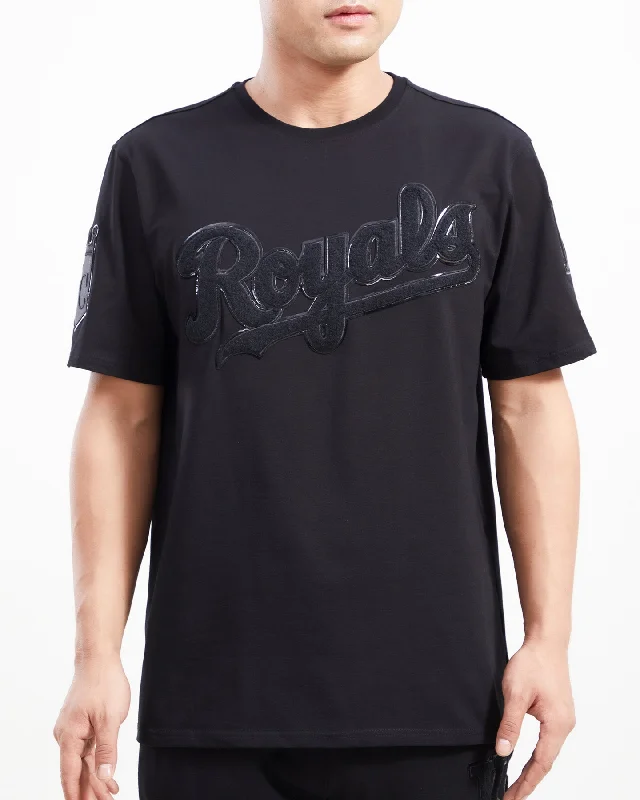 Big Deal MLB KANSAS CITY ROYALS TRIPLE BLACK MEN'S TOP (TRIPLE BLACK)