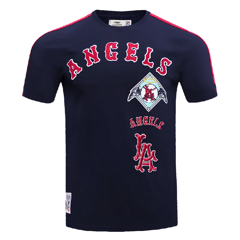Weekend Offers That Excite MLB LOS ANGELES ANGELS RETRO CLASSIC MEN'S STRIPED TOP (MIDNIGHT NAVY/RED) Weekend Offers That Excite MLB LOS ANGELES ANGELS RETRO CLASSIC MEN'S STRIPED TOP (MIDNIGHT NAVY/RED)