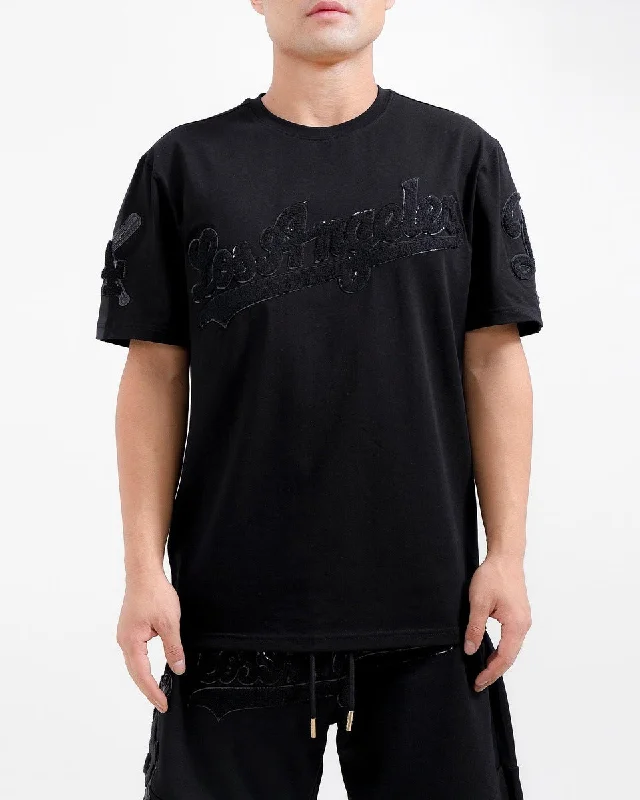 Time-Sensitive MLB LOS ANGELES DODGERS CITY TRIPLE BLACK MEN'S TOP (BLACK)