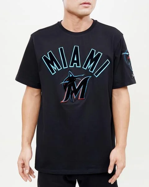 Exclusive Online Offer MLB MIAMI MARLINS CLASSIC BRISTLE MEN'S TOP (BLACK)