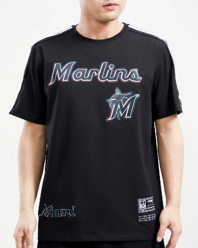 Seasonal Sale MLB MIAMI MARLINS LOGO PRO TEAM MEN'S TAPING TOP (BLACK)