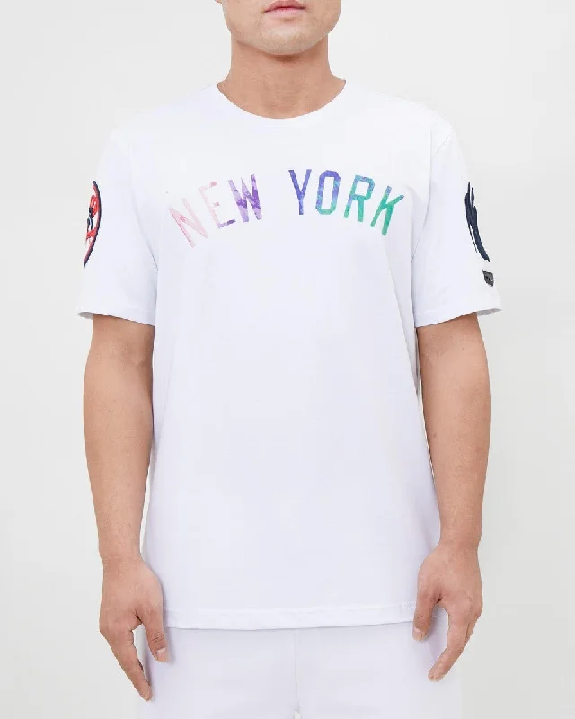 Weekend Bargains to Relish MLB NEW YORK YANKEES DIP DYE PRO TEAM MEN'S TOP (WHITE)