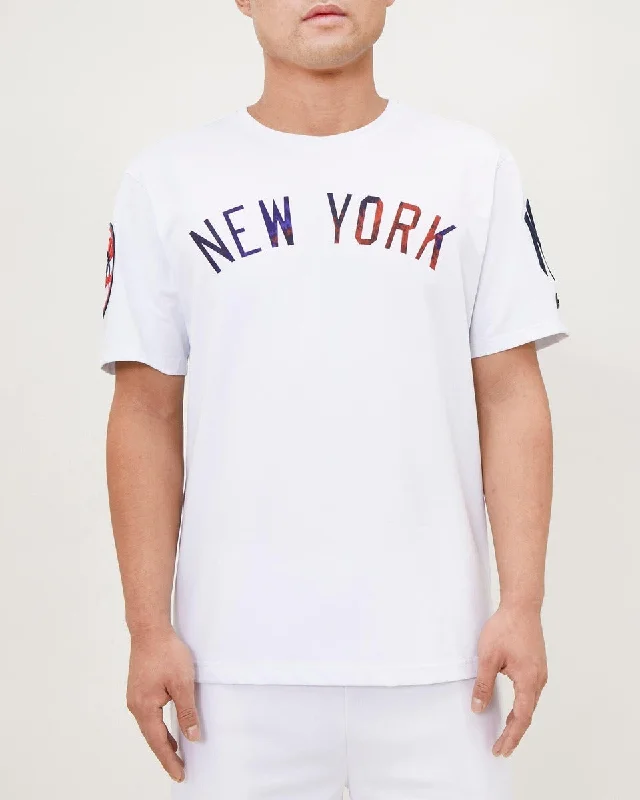 Weekend Deals That Sparkle MLB NEW YORK YANKEES DIP DYE PRO TEAM MEN'S TOP (WHITE)