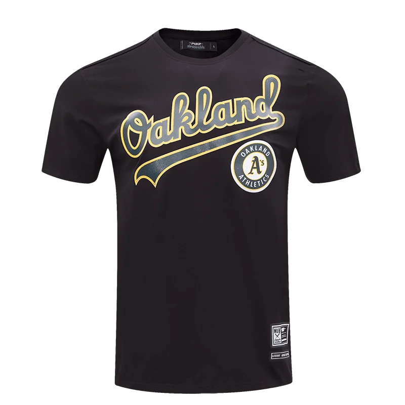 Time-Limited Offer MLB OAKLAND ATHLETICS LOGO PRO TEAM MEN'S TAPING TOP (BLACK)