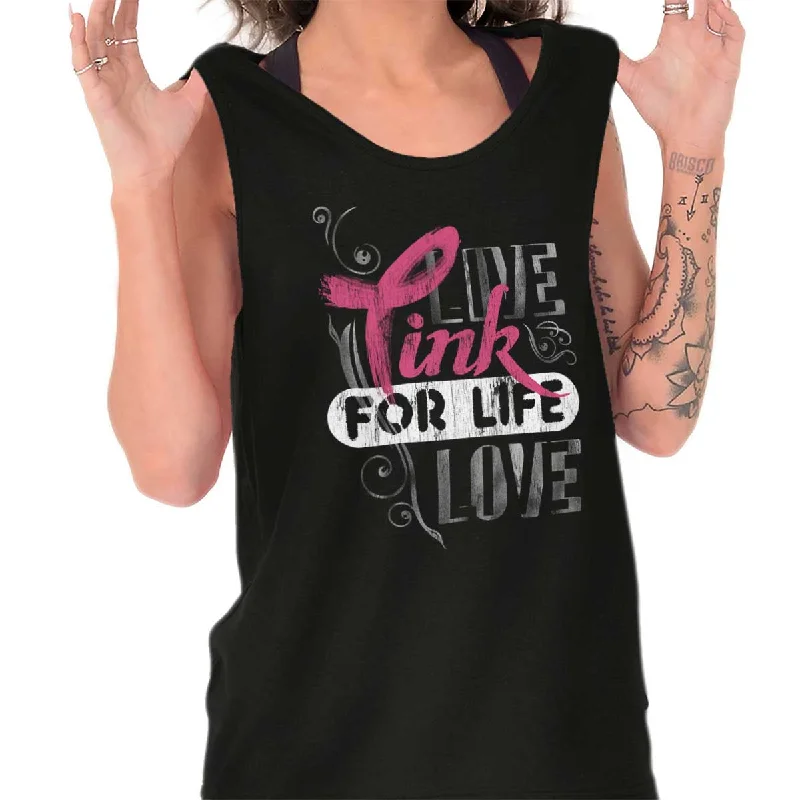 Price Smash Pink For Life Tank Top