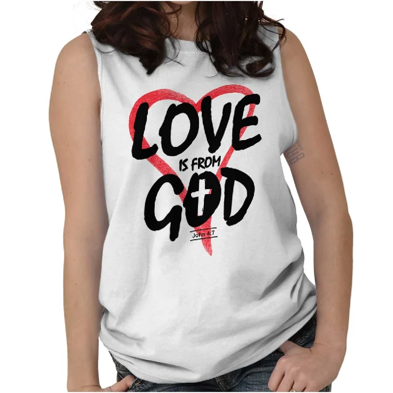 Can't Be Beat Love is From God Sleeveless T-Shirt
