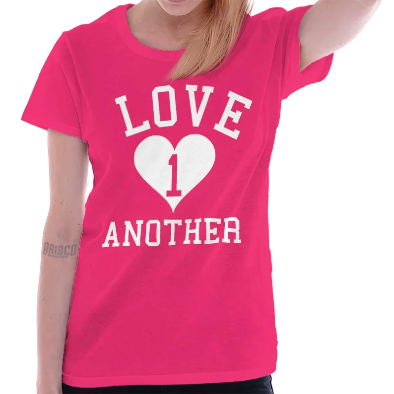 Love One Another Printed Missy Fit T-Shirt