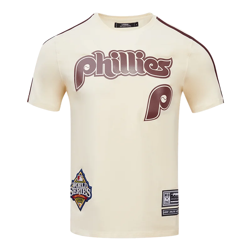 Hot Buy MLB PHILADELPHIA PHILLIES LOGO PRO TEAM MEN'S TAPING TOP (EGGSHELL/ WHITE)