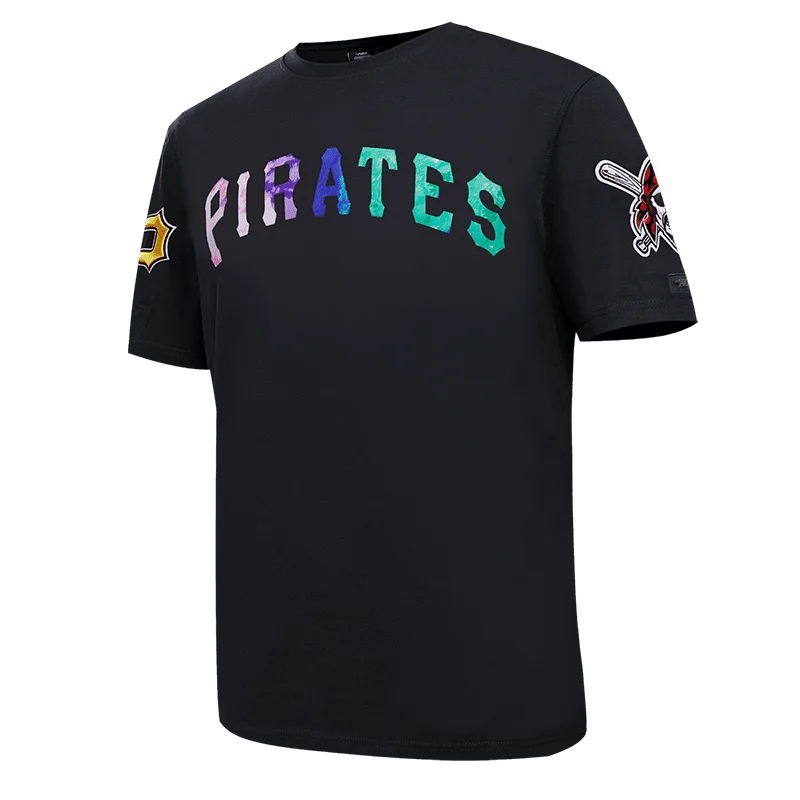 Super Discount MLB PITTSBURGH PIRATES DIP DYE PRO TEAM MEN'S TOP (BLACK)