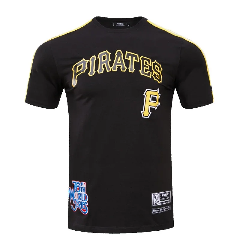 Now Available MLB PITTSBURGH PIRATES LOGO PRO TEAM MEN'S TAPING TOP (BLACK)