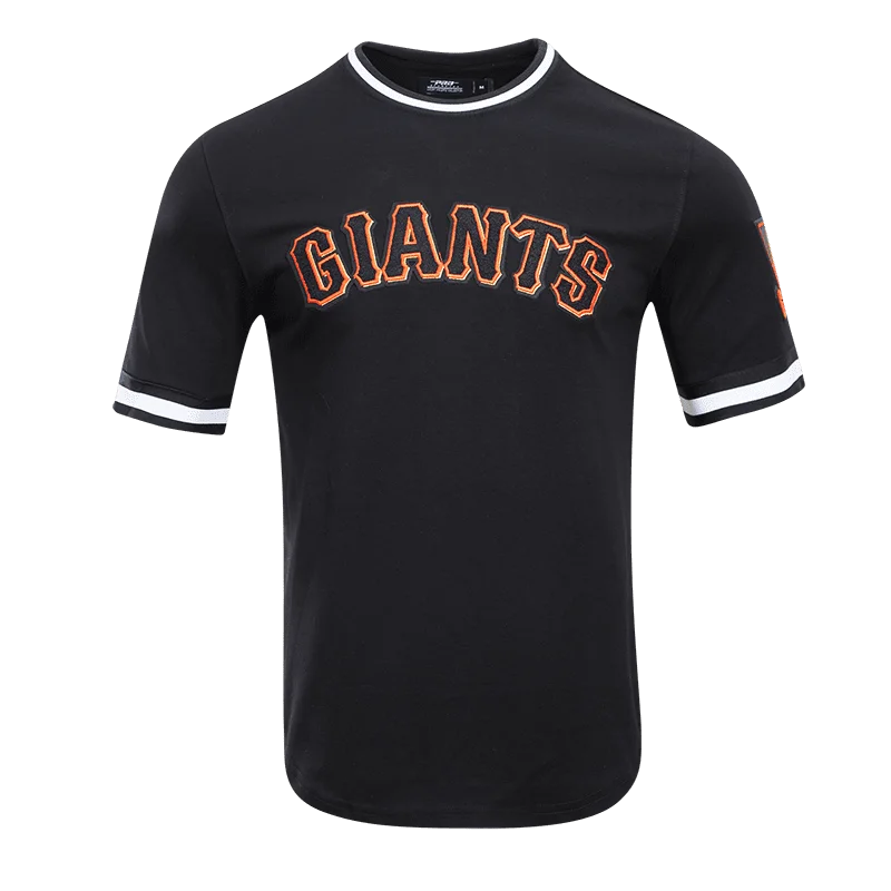 Shop and Save MLB SAN FRANCISCO GIANTS CLASSIC CHENILLE MEN'S TOP (BLACK)