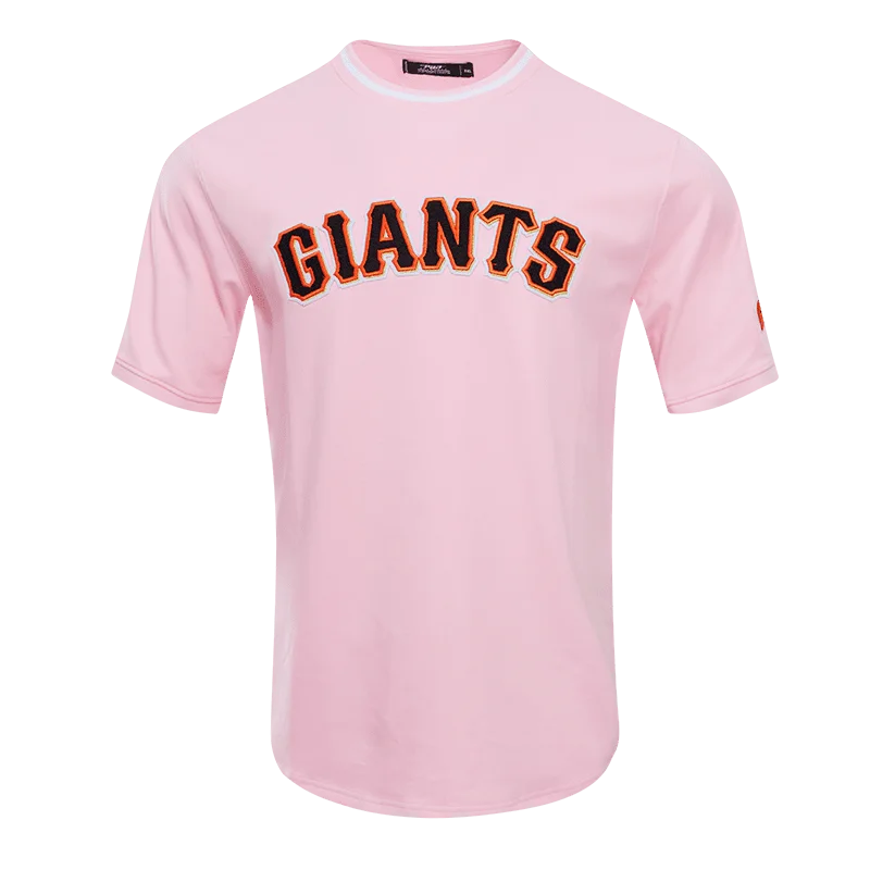 Price Rollback MLB SAN FRANCISCO GIANTS CLASSIC CHENILLE MEN'S TOP (PINK)