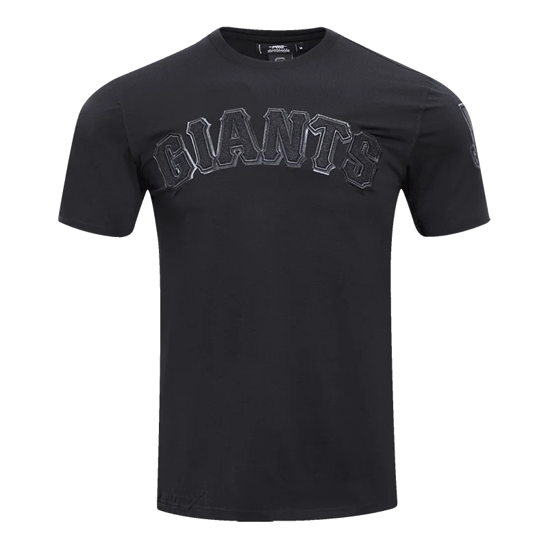 Hurry In MLB SAN FRANCISCO GIANTS TRIPLE BLACK LOGO PRO TEAM MEN'S TOP (TRIPLE BLACK)