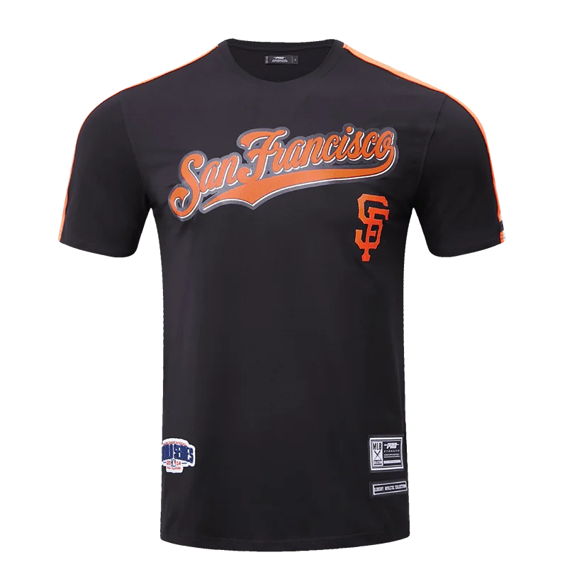 Final Markdown MLB SAN FRANCISCO GIANTS LOGO PRO TEAM MEN'S TAPING TOP (BLACK)