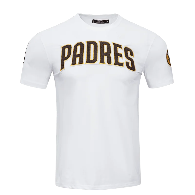 Deal Explosion MLB SAN DIEGO PADRES CLASSIC CHENILLE MEN'S TOP (WHITE)