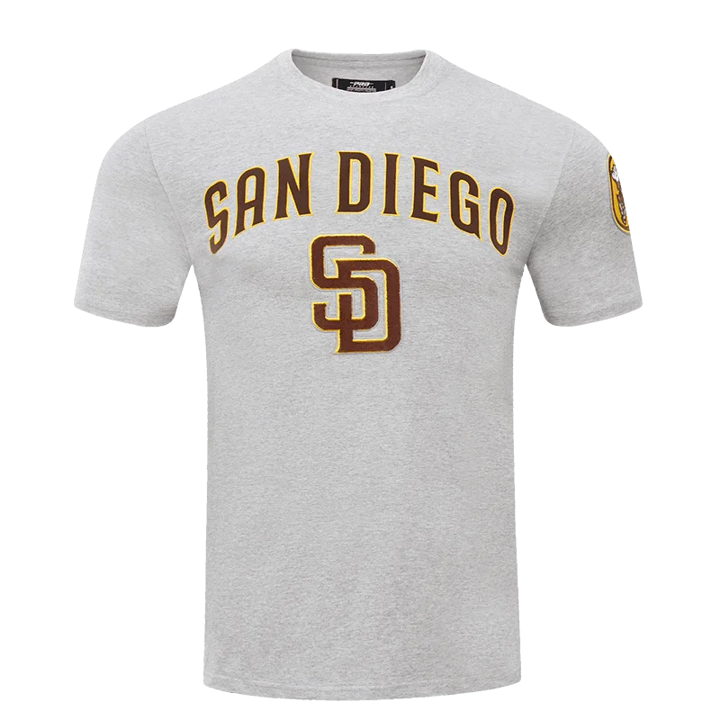 Seasonal Clearance MLB SAN DIEGO PADRES CLASSIC BRISTLE MEN'S TOP (HEATHER GREY)