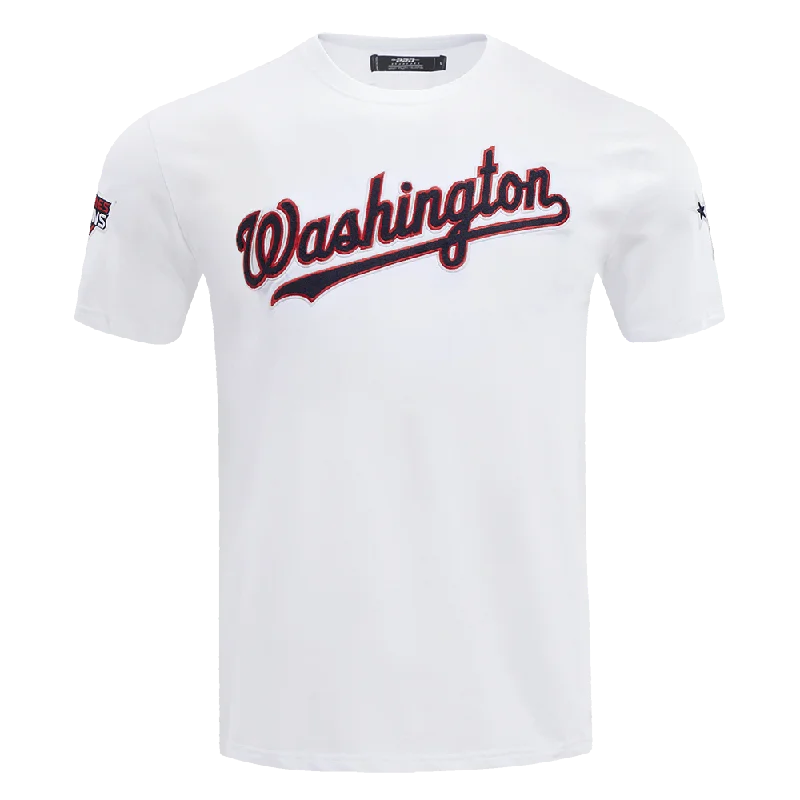 Take Advantage MLB WASHINGTON NATIONALS CLASSIC CHENILLE MEN'S TOP (WHITE)
