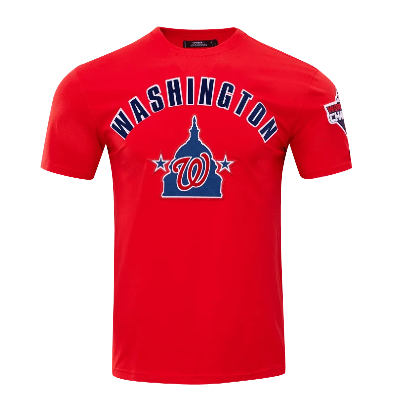 Shop and Save MLB WASHINGTON NATIONALS CLASSIC BRISTLE MEN'S TOP (RED)