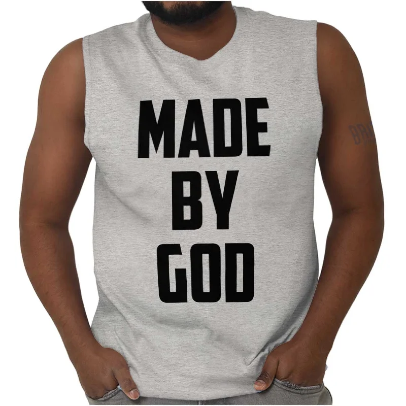Price Slash Made by God Sleeveless T-Shirt