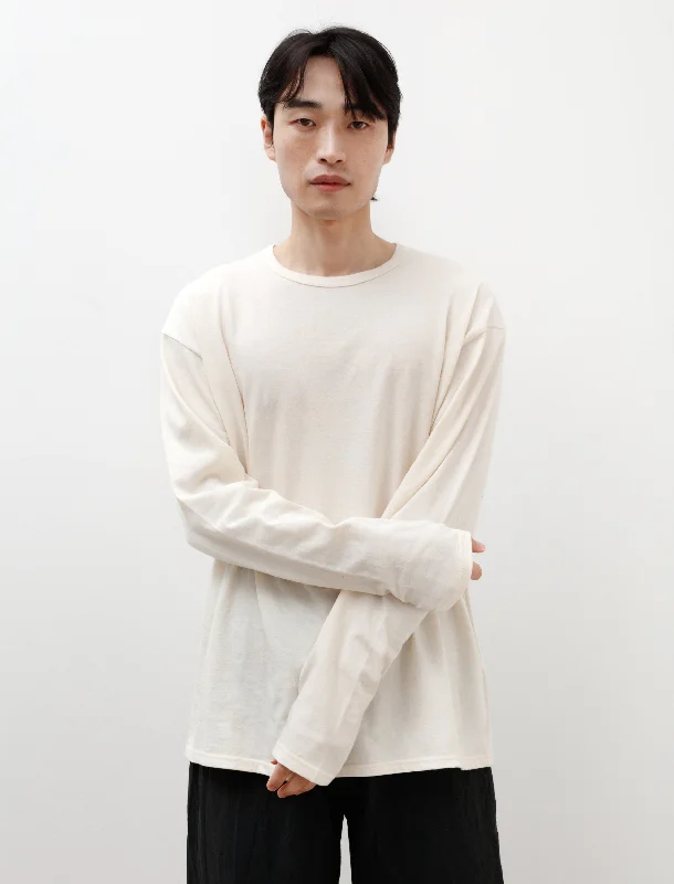 YEAR-End Sale R14 T-Shirt-3 Unbleached