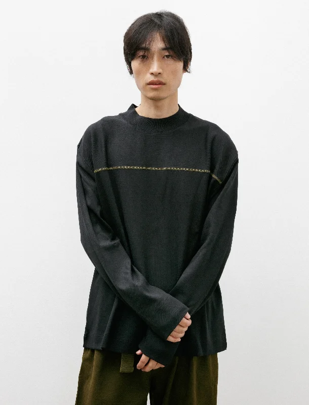 Weekend Deals to Make You Happy MHL Yoke Seam T-Shirt Heavy Cotton Rib Ink