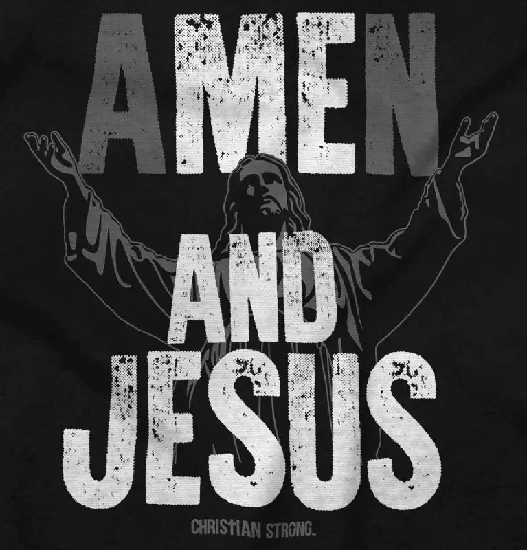 The Best Prices Me and Jesus Crop Top Sleeveless T Shirt