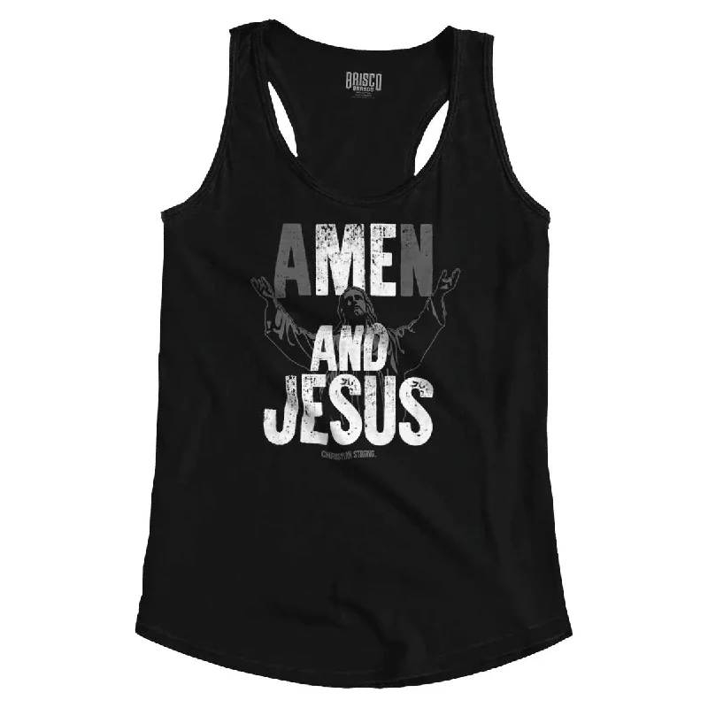 Stock Clearance Me and Jesus Racerback