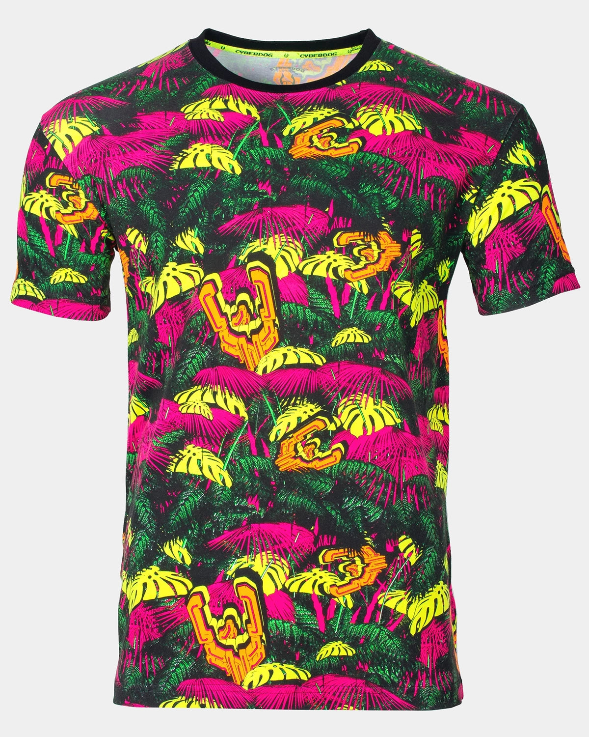 Don't Delay NEON JUNGLE UV REACTIVE T-SHIRT MENS