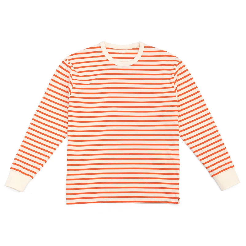 Orange White Stripes