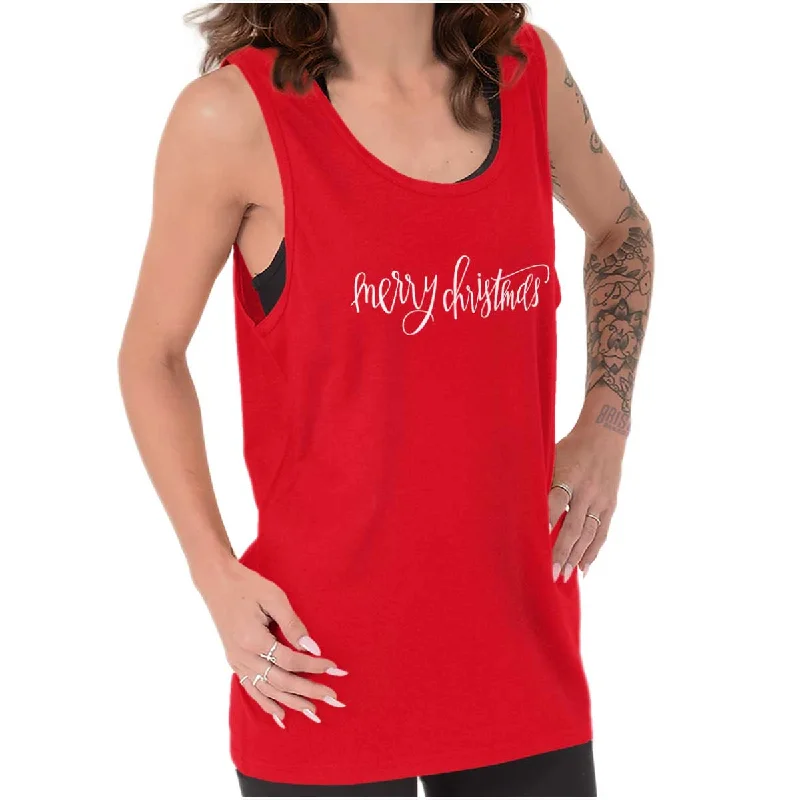 Weekend Savings Delight Merry Christmas Tank Top