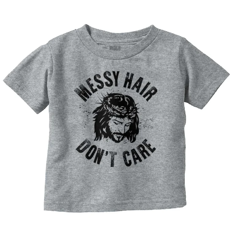 Messy Hair Jesus Infant Toddler T Shirt