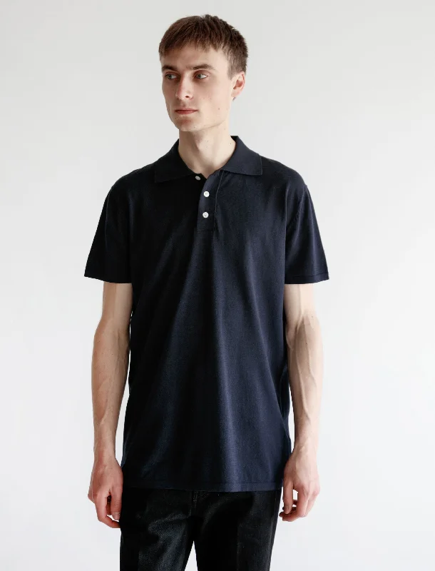 Online Deal Short Sleeve Polo Navy
