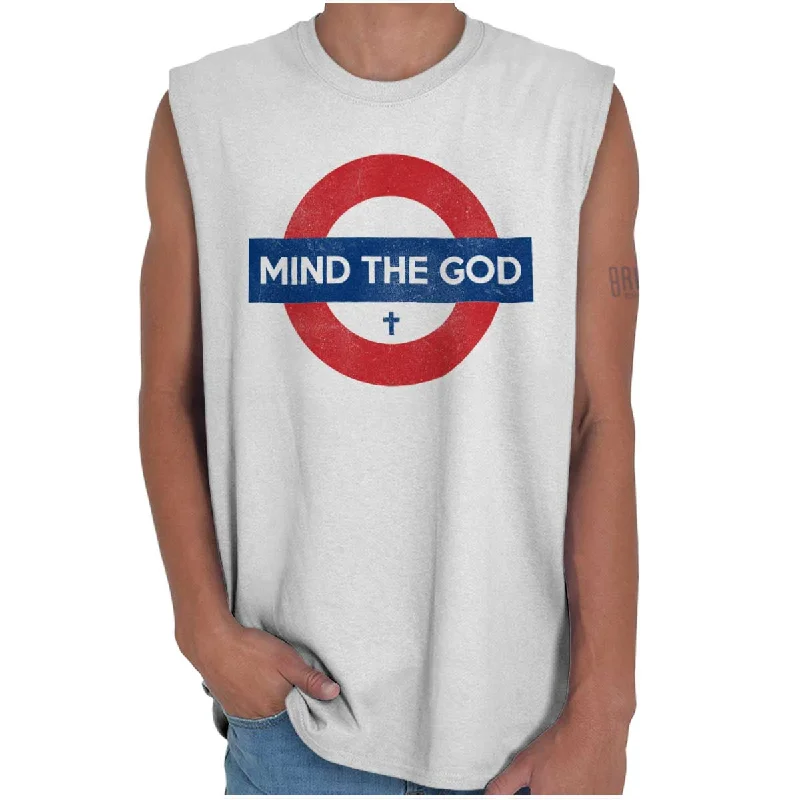 Weekend Discounts to Celebrate Mind The God Sleeveless T Shirt