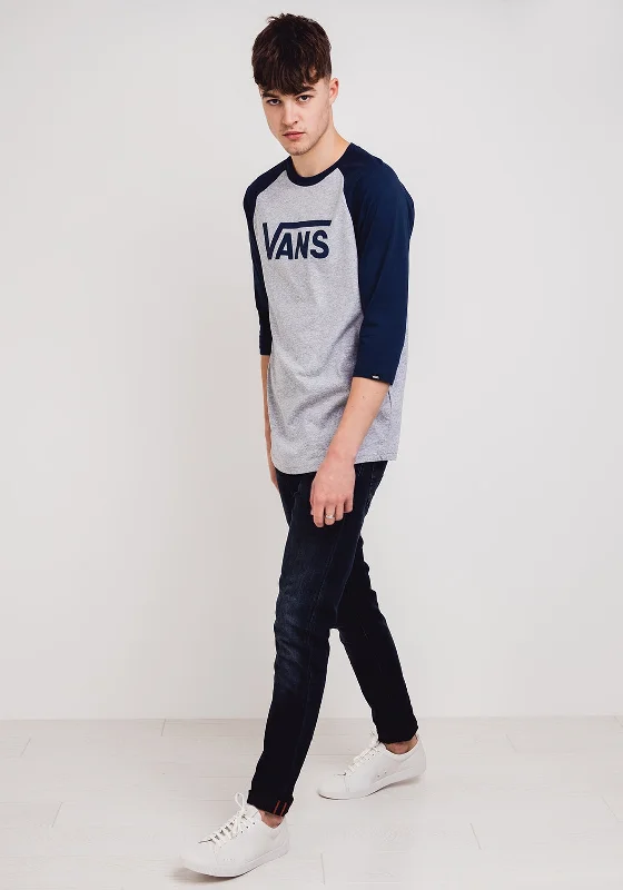 Weekend Deals That Wow Vans Mens Classic Raglan T-Shirt, Athletic Grey