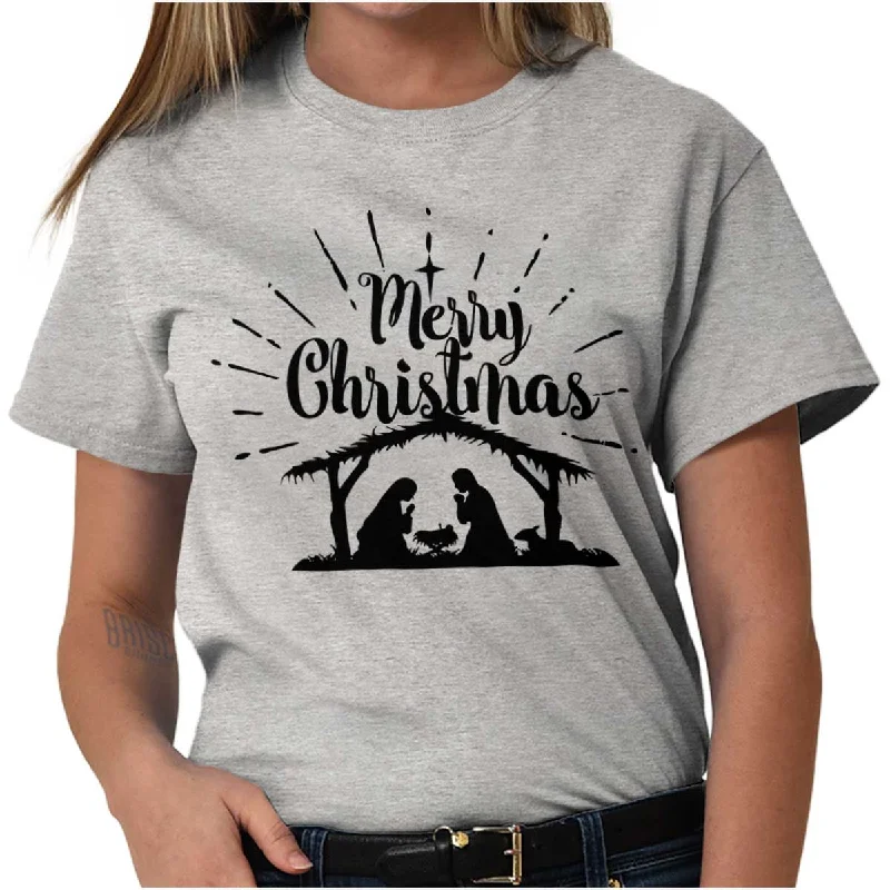 Weekend Discounts You Deserve Nativity Xmas T Shirt