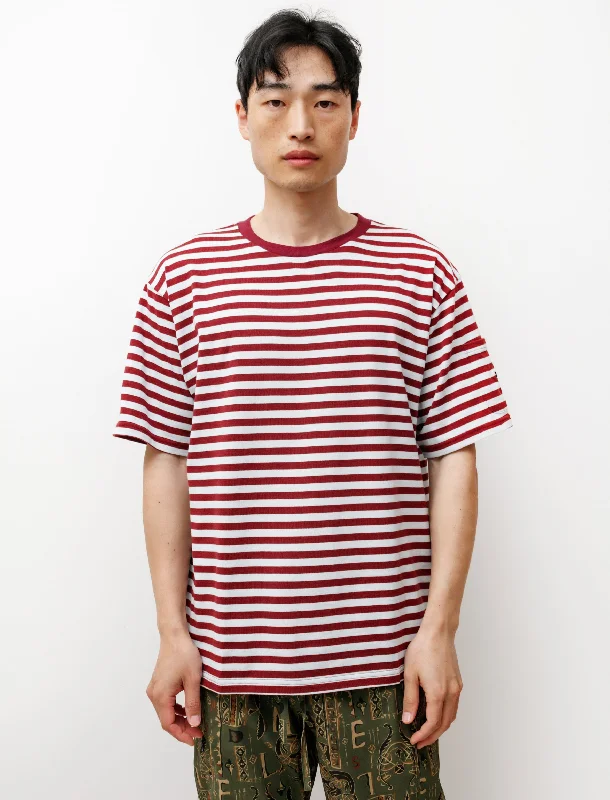 Amazing Value SS Crewneck T-Shirt Sax/Wine